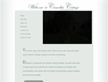 Tablet Screenshot of camellia-cottage.com.au